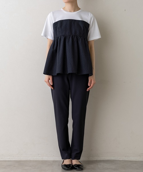 Sono（ソーノ） tシャツ 「SONO/ソーノ」ビスチェライクミニリボンジャ