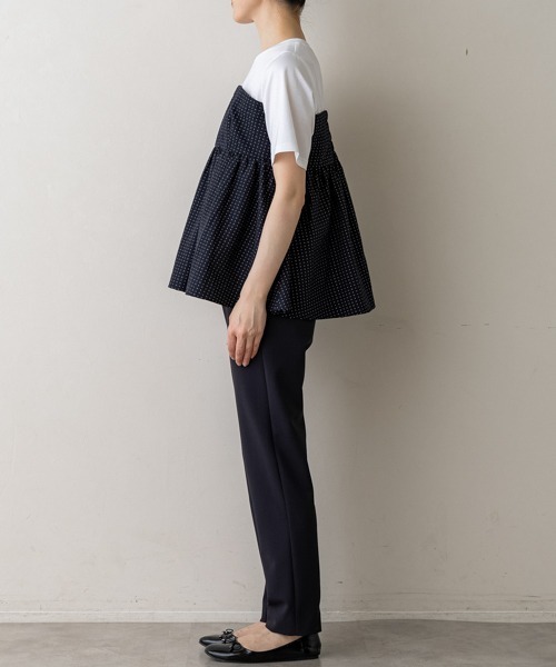 Sono（ソーノ） tシャツ 「SONO/ソーノ」ビスチェライクミニリボンジャ