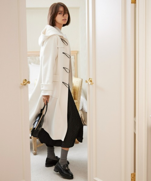 SNIDEL（スナイデル） ダッフルコート 1 ホワイト レディース