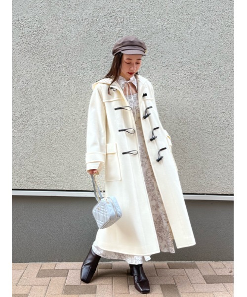 SNIDEL（スナイデル） ダッフルコート 1 ホワイト レディース