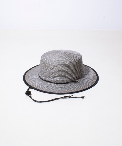 THE 9 SHOP カンカン帽 ホワイト THE9SHOP KANKAN HAT 白 カンカン帽 鈴木六夏さん THE9SHOP