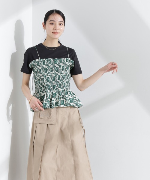 ブラウス シャツ 「SARA MALLIKA/サラマリカ」 COTTON POPLIN PRINT CAMI TOP レディース sara mallika ブラウス シャツ 「SARA MALLIKA/サラマリカ