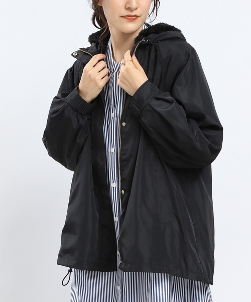 「GLOBAL WORK Smile Seed Store」 ジップアップブルゾン LARGE ブラック レディース_画像4