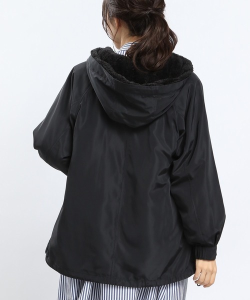 「GLOBAL WORK Smile Seed Store」 ジップアップブルゾン LARGE ブラック レディース_画像5