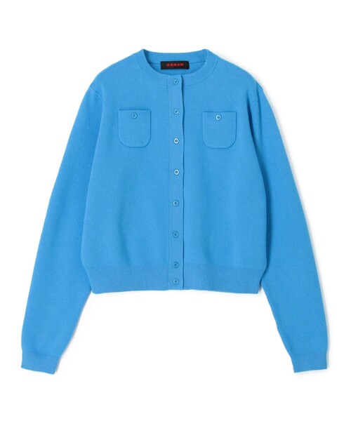 「CABaN」 ニットカーディガン X-SMALL ベージュ レディース CABaN 「CABaN」 ニットカーディガン X-SMALL ベージュ
