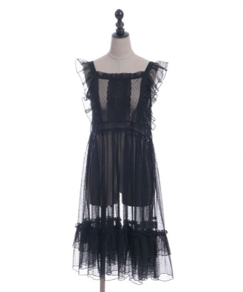Chalmiere ドットチュールエプロン ドットチュールエプロン | Chalmiere │ axes femme onlineshop