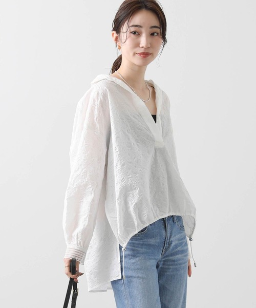 ブラウス シャツ スキッパードロストシャツ レディース
