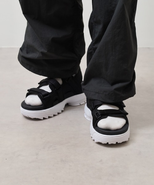 厚底サンダル☆ FILA DISRUPTOR SD Puffy 兼用☆国内発送 人気！ DISRUPTOR SD PUFFY / ディスラプター SD パフィー / 厚底