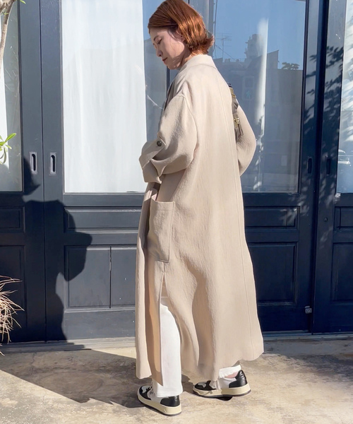 Spick & Span ダブルブレストチェスターコート 36 Spick＆Span 「Spick & Span」 チェスターコート 36 ベージュ