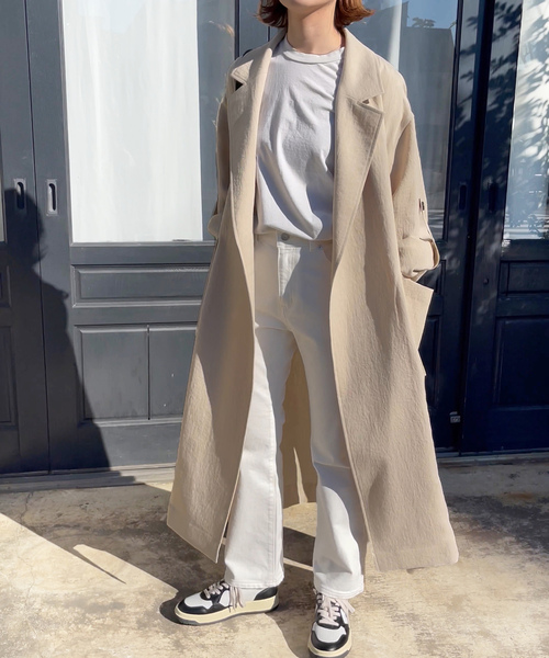 Spick & Span ダブルブレストチェスターコート 36 Spick＆Span 「Spick & Span」 チェスターコート 36 ベージュ