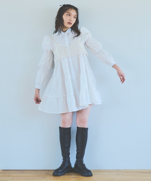 「paravion」 キャミソールブラウス FREE ホワイト レディース_画像5