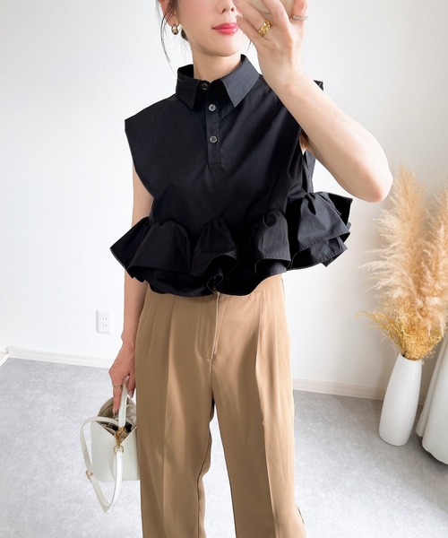 ダイナソーシフォンピンタックスリーブブラウス 000000010475-22-l.jpg?t=
