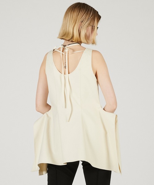 トップス PRANK PROJECT satin cami tunic PRANK PROJECT（プランクプロジェクト）の「サテンキャミチュニック
