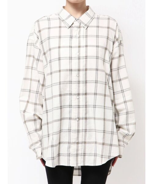 GYDA pocketシンプルシャツ GYDA pocketシンプルシャツ（オフホワイト） -ファッション通販
