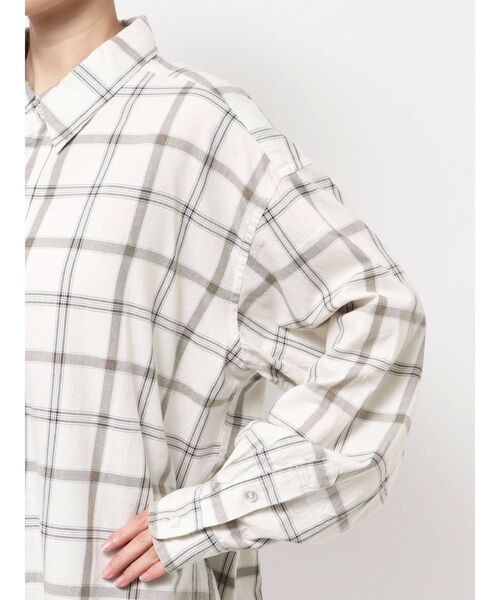 GYDA（ジェイダ） ブラウス シャツ Trad comfort checkシャツ