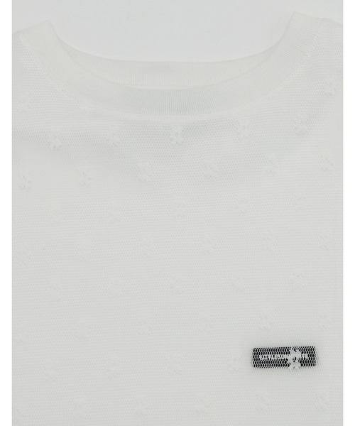 tシャツ fake layered tulle long tee レディース Little sunny bite tシャツ fake layered tulle long tee