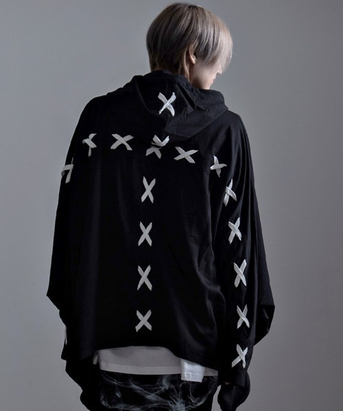 NOVESSEL パーカー 「NOVESSEL/ノベセル」バッククロスレースアップ