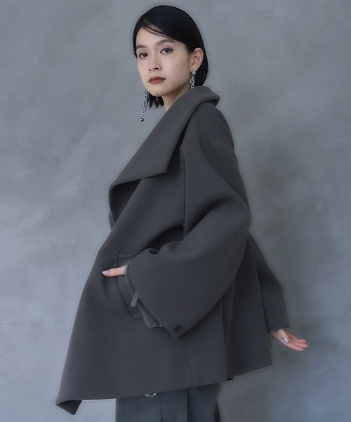 【試着のみ極美品】HARE チェスターコート HARE（ハレ）の「ストレートチェスターコート(HARE)（チェスターコート