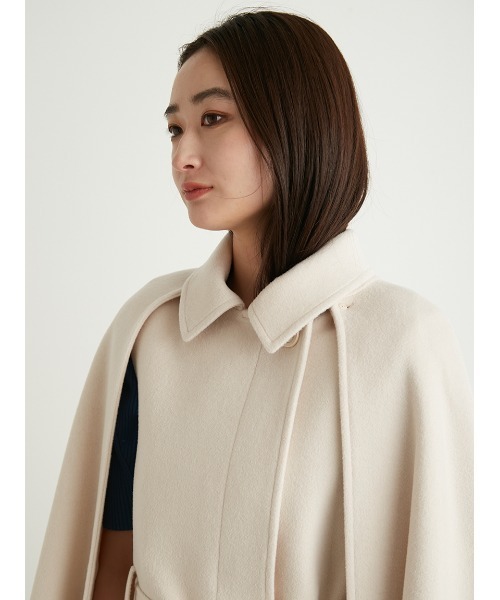 LILY BROWN（リリーブラウン） ポンチョコート ONE SIZE ベージュ