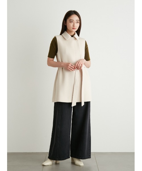 LILY BROWN（リリーブラウン） ポンチョコート ONE SIZE ベージュ