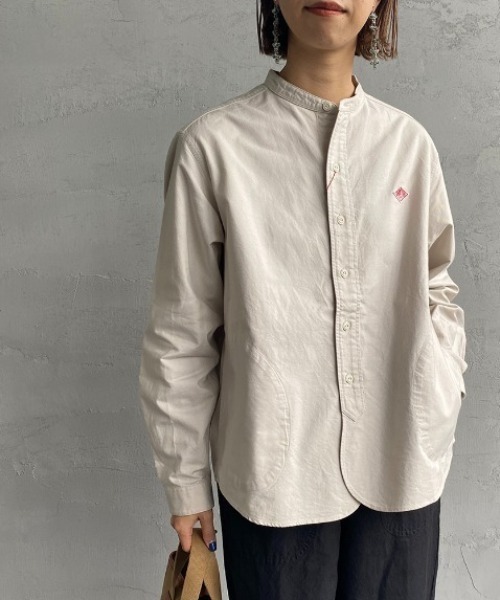 DANTON 長袖シャツ ホワイト 34サイズ Danton 「DANTON」 長袖シャツ 34 ホワイト レディース