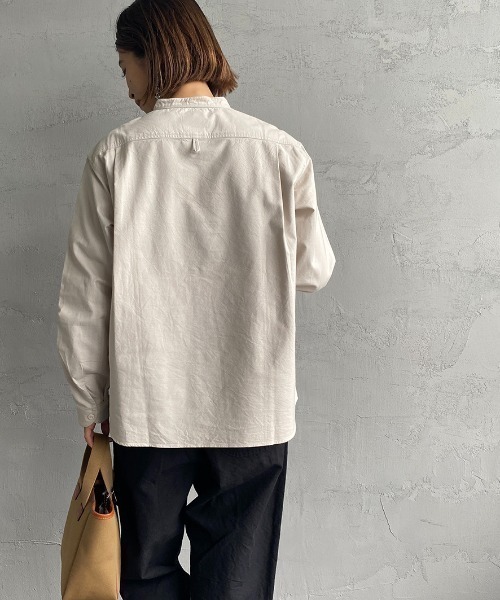 DANTON 長袖シャツ ホワイト 34サイズ Danton 「DANTON」 長袖シャツ 34 ホワイト レディース