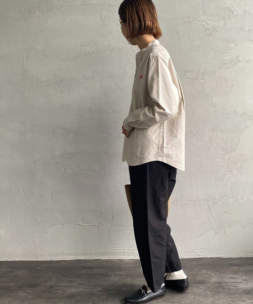 DANTON 長袖シャツ ホワイト 34サイズ Danton 「DANTON」 長袖シャツ 34 ホワイト レディース