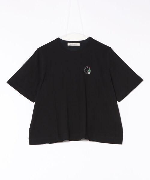 SUPER HAKKA×中村 ころもち 「gaze」刺繍Tシャツ SUPER HAKKA tシャツ SUPER HAKKA×中村 ころもち 「gaze」刺繍T