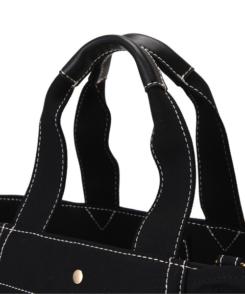 JILL STUART ブラックトートバッグ JILL by STUART トートバッグ フラッピートートバッグ
