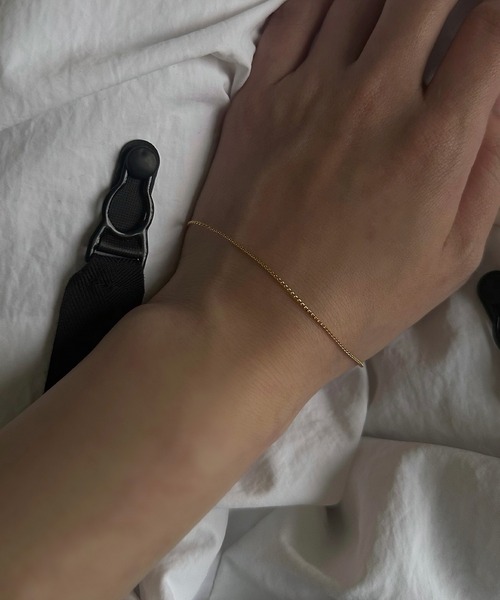 whoseA ブレスレット 「silver925」RopeThinBracelet/ロープシン