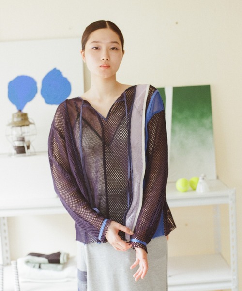 「PAMM」 長袖カットソー フリー ネイビー レディース PAMM 「PAMM」 長袖カットソー フリー ネイビー レディース