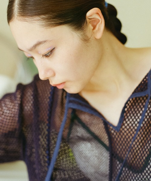 「PAMM」 長袖カットソー フリー ネイビー レディース PAMM 「PAMM」 長袖カットソー フリー ネイビー レディース