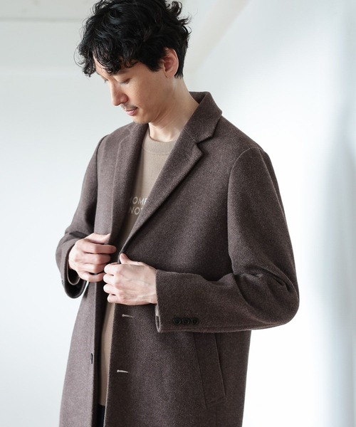 GLOBAL WORK（グローバルワーク） チェスターコート X-LARGE ブラウン