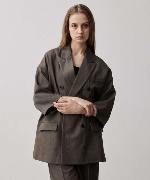 [CLEL] tailored jacket X-SMALL пепел мужской 