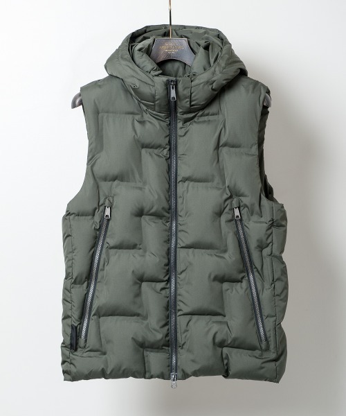 「BUFFALO BOBS」 ダウンベスト 1-2 ブラック メンズ_画像3