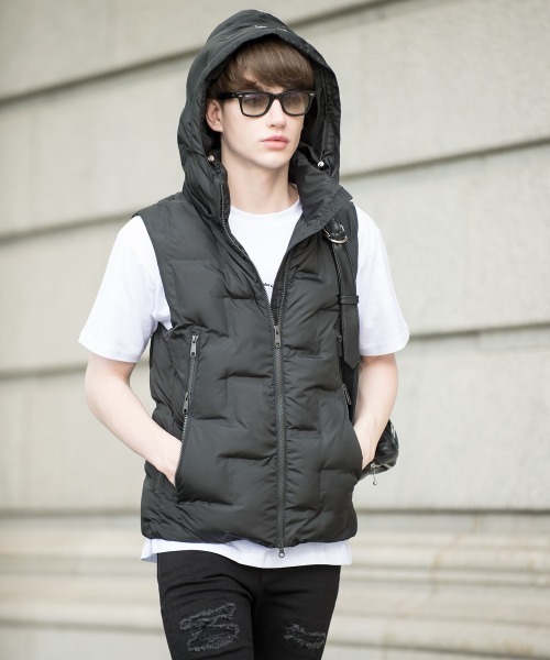 BUFFALO BOBS ブラック ベスト サイズ1 BUFFALO BOBS（バッファローボブズ） ダウンベスト 1-2 ブラック