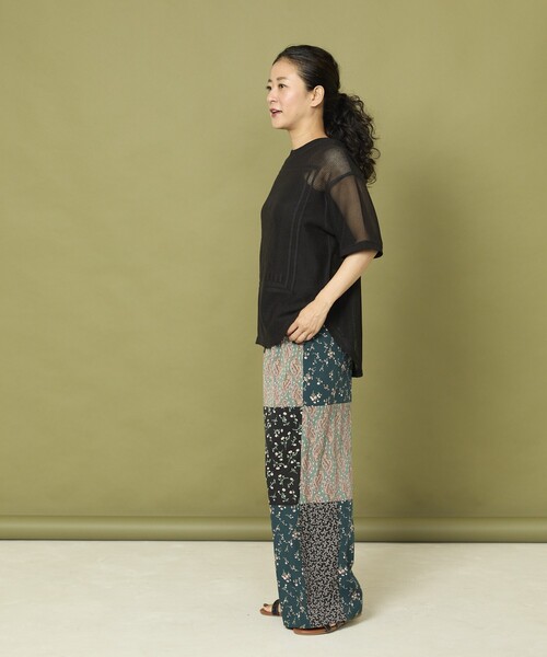 Freada（フリーダ） パンツ パッチワーク イージーパンツ レディース