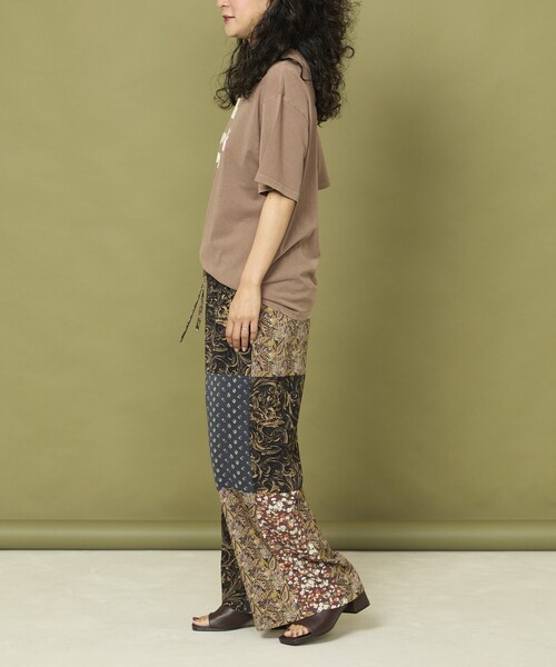 Freada（フリーダ） パンツ パッチワーク イージーパンツ レディース