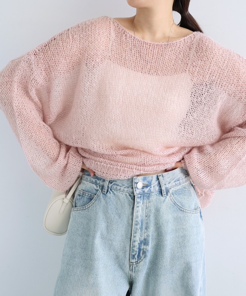 モヘアニット ピンクのおすすめ人気商品一覧 通販 - Yahoo!ショッピング