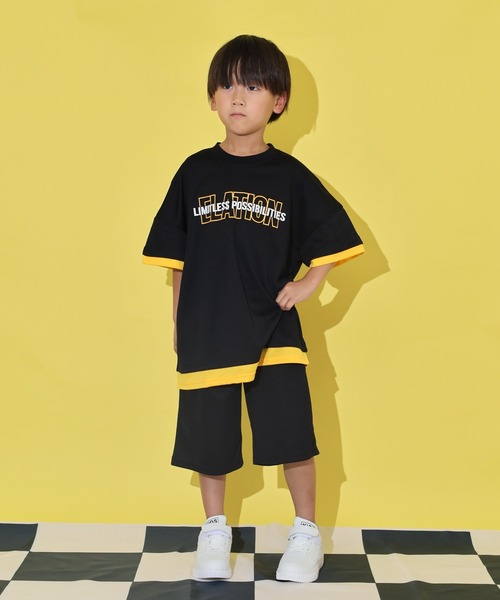 FUNALIVE セットアップ アイレットメッシュTシャツ＆ハーフ