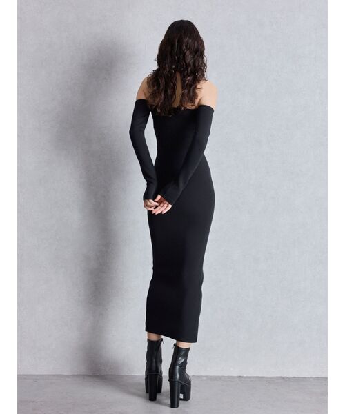 GYDA ワンピース GGスライダーオフショルロングワンピース : ZOZOTOWN