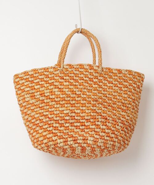 「SENSI STUDIO」 かごバッグ - オレンジ レディース_画像2