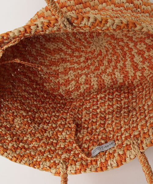 「SENSI STUDIO」 かごバッグ - オレンジ レディース_画像4