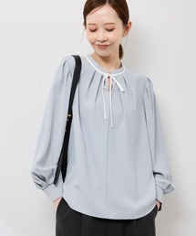 ROPEのブラウス ROPE' ブラウス シャツ キュプラシルクボリュームスリーブブラウス