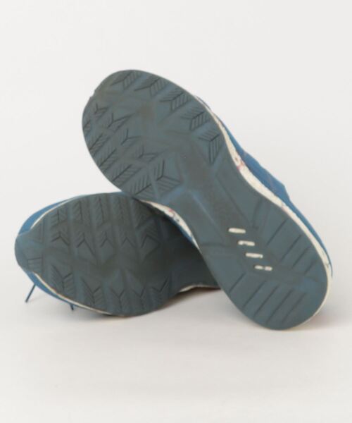 「ASICS」 ローカットスニーカー 24.5cm ネイビー レディース