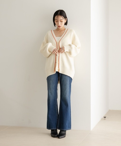 LOWRYSFARMの7GハイショクVカーディガン LOWRYS FARM｜7GハイショクVカーディガン | Rakuten Fashion(楽天
