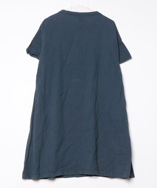 「chambre de charme」 半袖ワンピース FREE ネイビー レディース_画像2