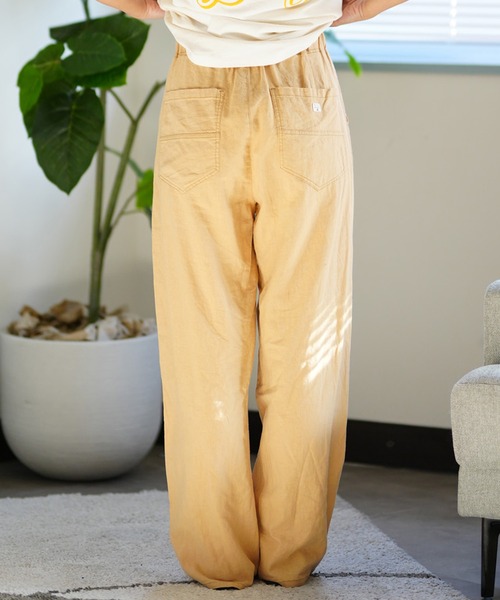 「BILLABONG」 イージーパンツ M オレンジ レディース_画像7