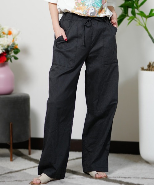 「BILLABONG」 イージーパンツ M オレンジ レディース_画像10