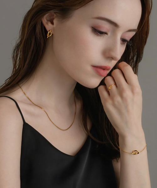 muku アレルギー対応 ピアス PIERCE/KNOT WIRE レディース : ZOZOTOWN
